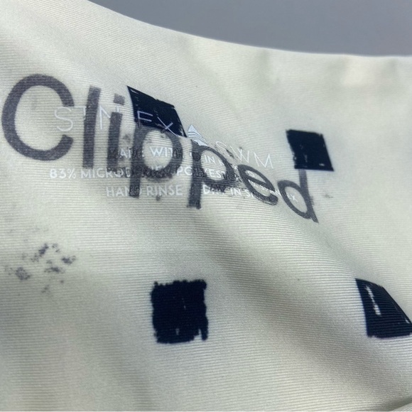 NWOT Stone Fox Swim x free people soma bandeau square dot 1795 - Picture 6 of 8